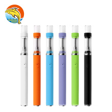 Custom logo e cigarette rechargeable USB port vaporizer pen empty 1.0ml cbd vape kit